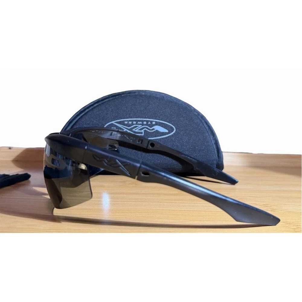 Wiley X Talon APEL Tactical Ballistic Protection glasses With Case 2 Lenses
